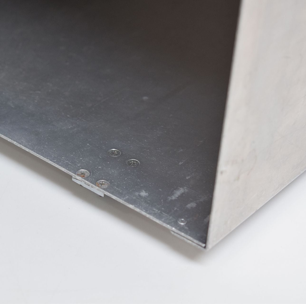 ヴィンテージ アルミ製 レコードBOX ハンドル付きLPストック箱