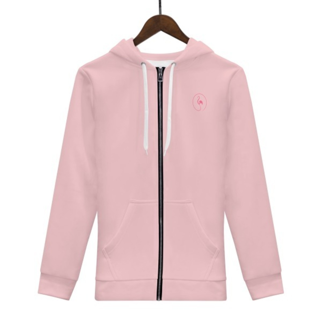 Women's All Over Print Zip Up Hoodie Retro 4638