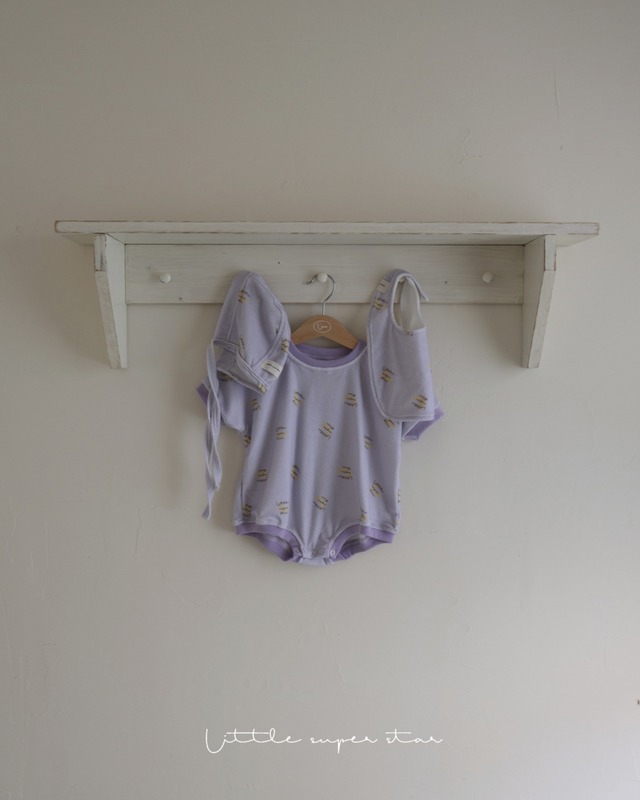 〈即納〉moon terry rompers