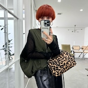 balloon drost vest/khaki