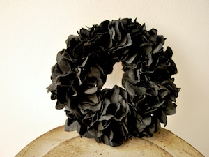 Wherever：art mini wreath ミニマルブラック / フラワーリース