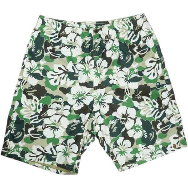【美品】A BATHING APE ビーチショーツ Lサイズ グリーン Size【L】 A BATHING APE ア ベイシング エイプ ABC RESORT CAMO BEACH