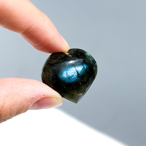 ラブラドライト ハート 01◇ Labradorite ◇天然石・鉱物・パワーストーン・インテリア