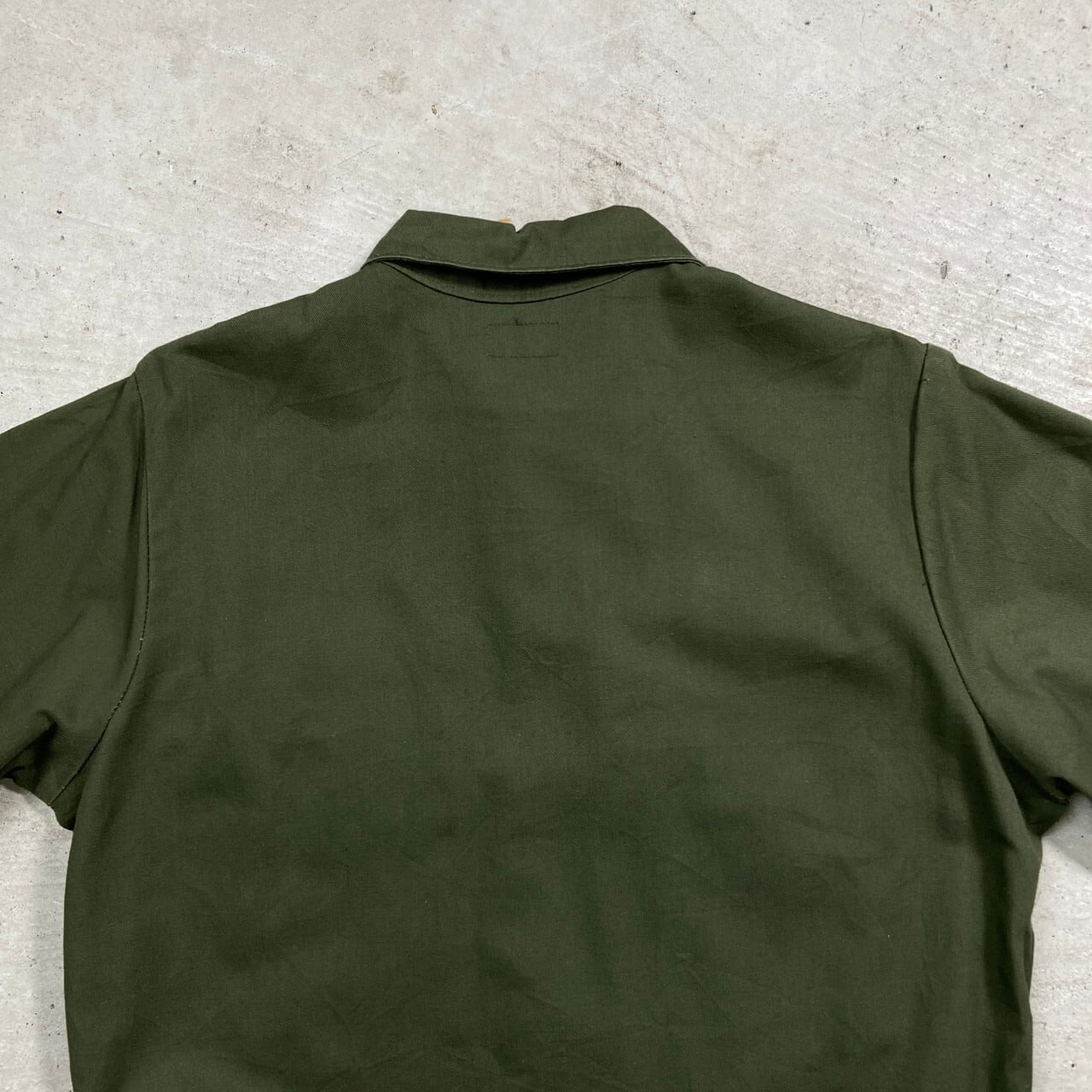 古着通販】76年納品 米軍実品 U.S.ARMY OG-507 ユーティリティシャツ 