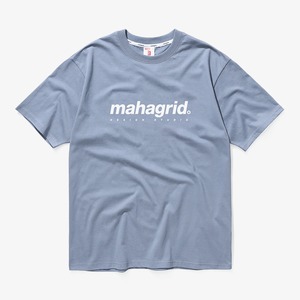 [MAHAGRID] BASIC LOGO TEE BLUE 正規品 韓国 ブランド 半袖 T-シャツ