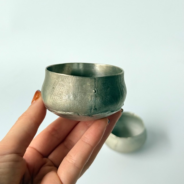 伴 哲生 錫(すず) ぐい呑み