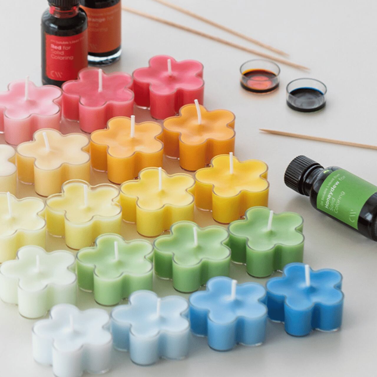 液体染料（20ml）16色セット キャンドル用 着色 キャンドルワークス 
