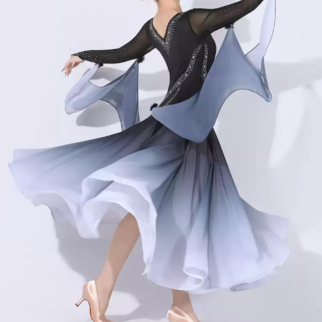 ルミナスグラデーションデザイン ダンスドレス ds1040