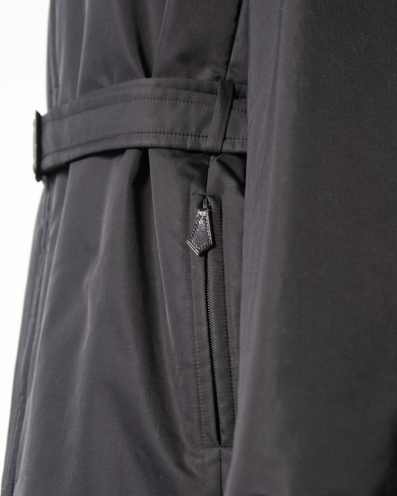 〈Hermès by martin margiela〉Silk zip blouson