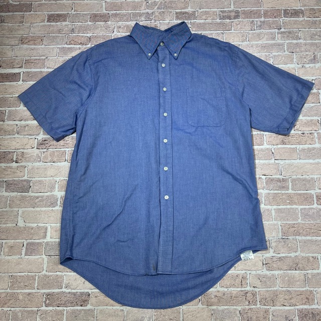 LAND'S END B.D. COTTON SHIRT BLUE 16