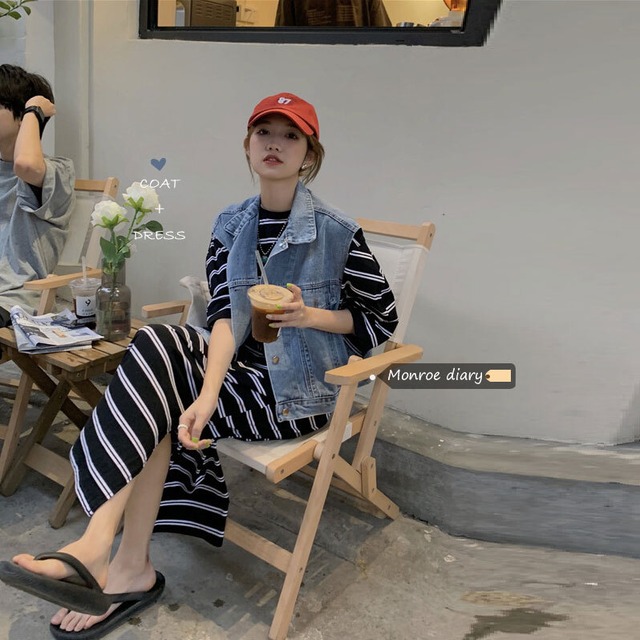 スタイルカジュアルサマードレス ストリート 夏物 モンロー48949009564