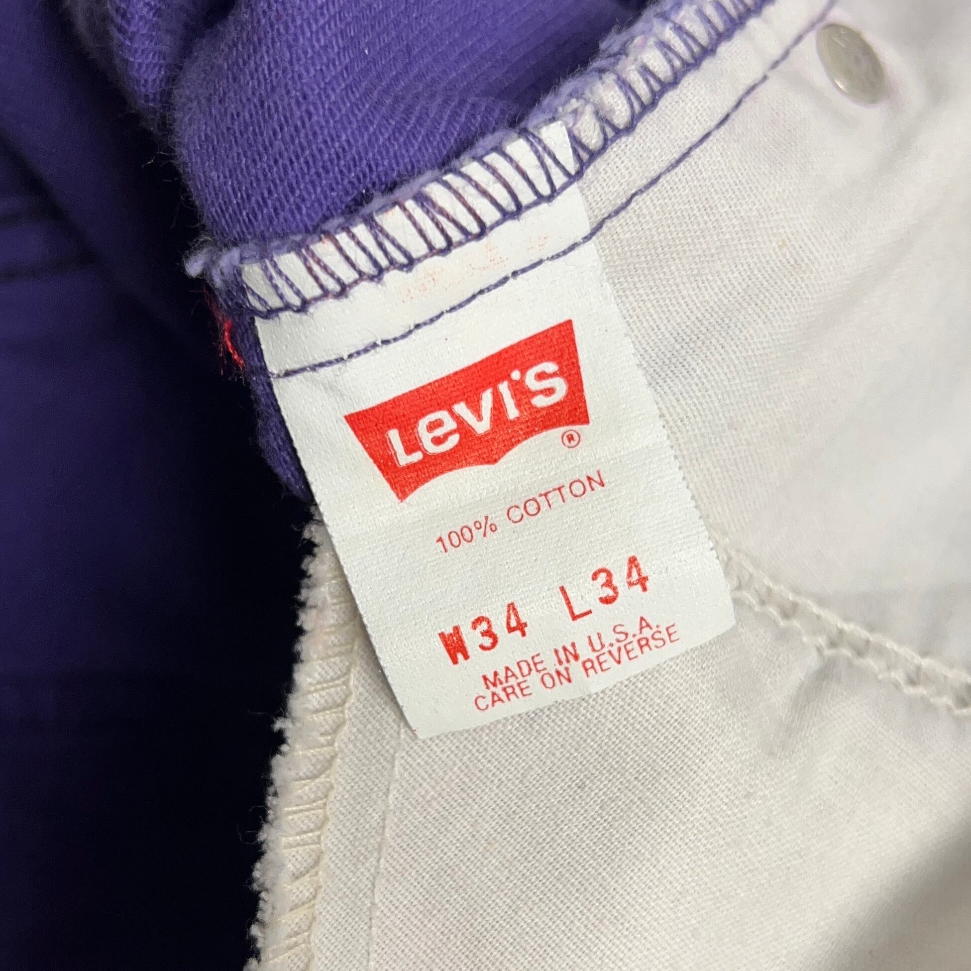 珍品 90's Levi's 560 Color Denim Pants USA製 W34 90年代 珍品 90's Levi's 560 Color Denim Pants USA製 W34 90年代