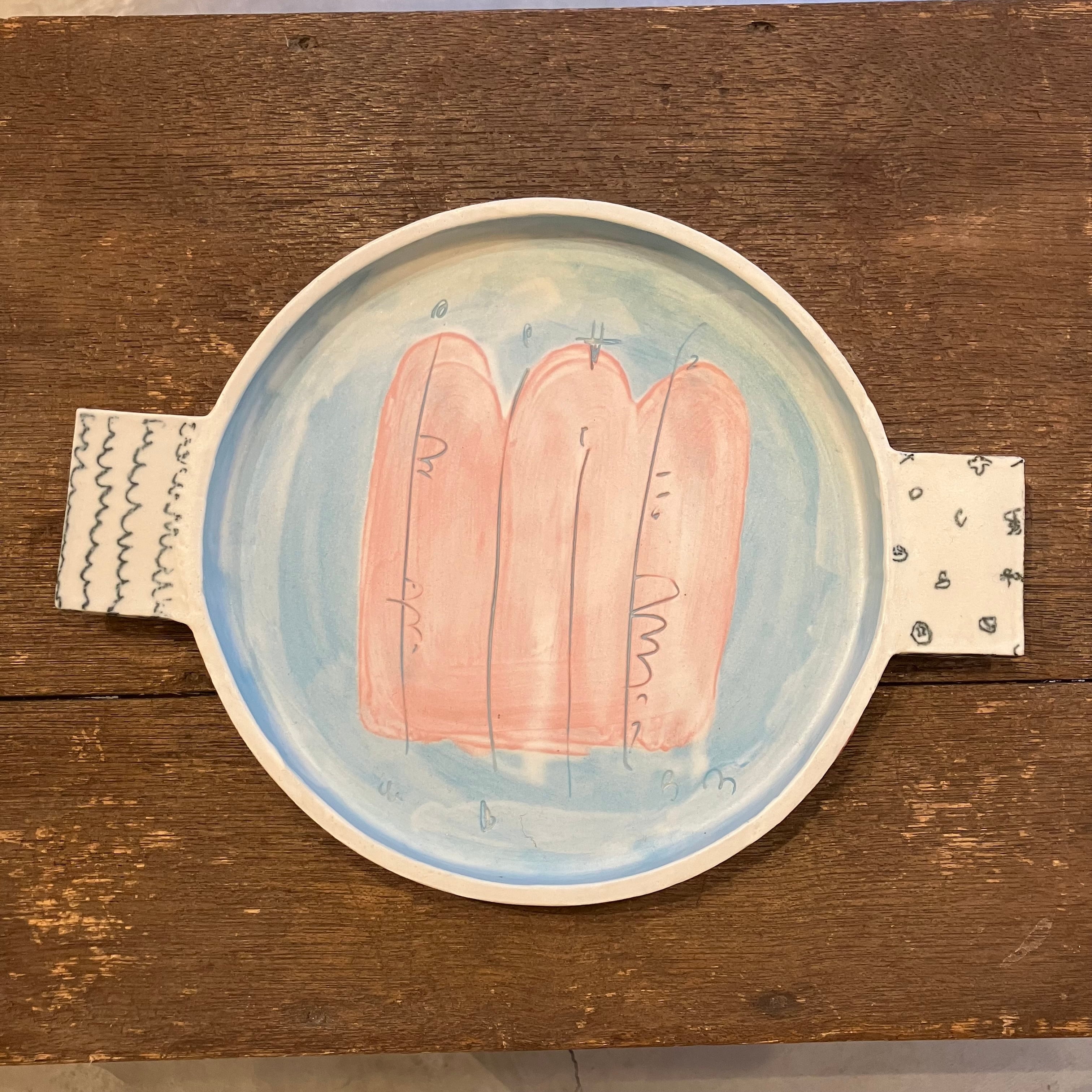 ふらいぱん皿 大 atelier chie 砥部焼