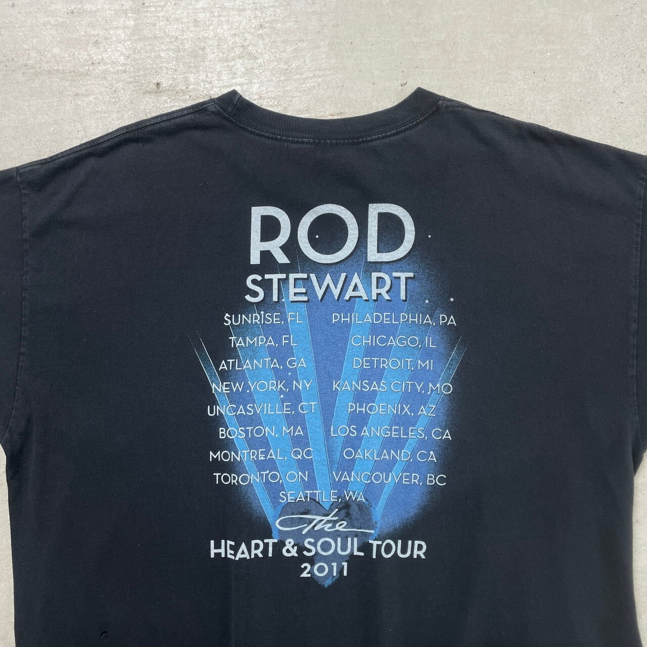 ROD STEWART ロッド・スチュワート HEART＆SOUL TOUR 2011 メンズ2XL