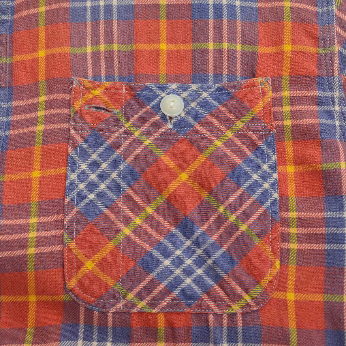 mt63425 90s 希少　RRL ダブルアールエル　長袖シャツ　チェック茶 mt63425 90s 希少 RRL ダブルアールエル 長袖シャツ チェック茶 楽天