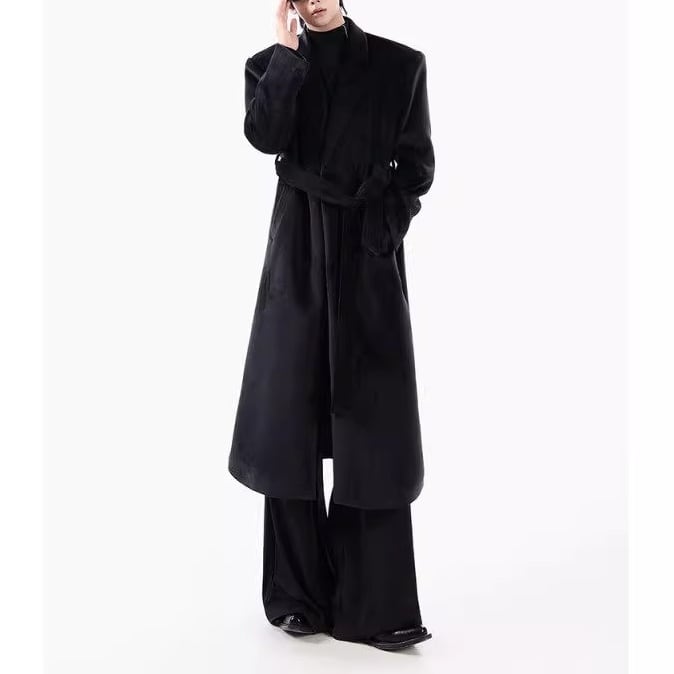 オーバーサイズロングテーラードコート 1color MOJ0261