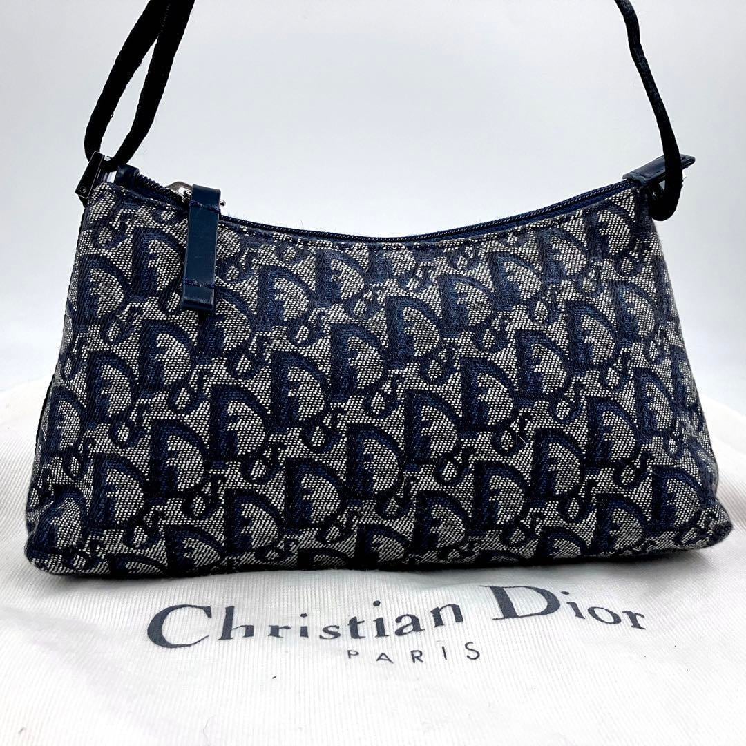 Christian Dior トロッター アクセサリーポーチ ハンドバッグ 黒