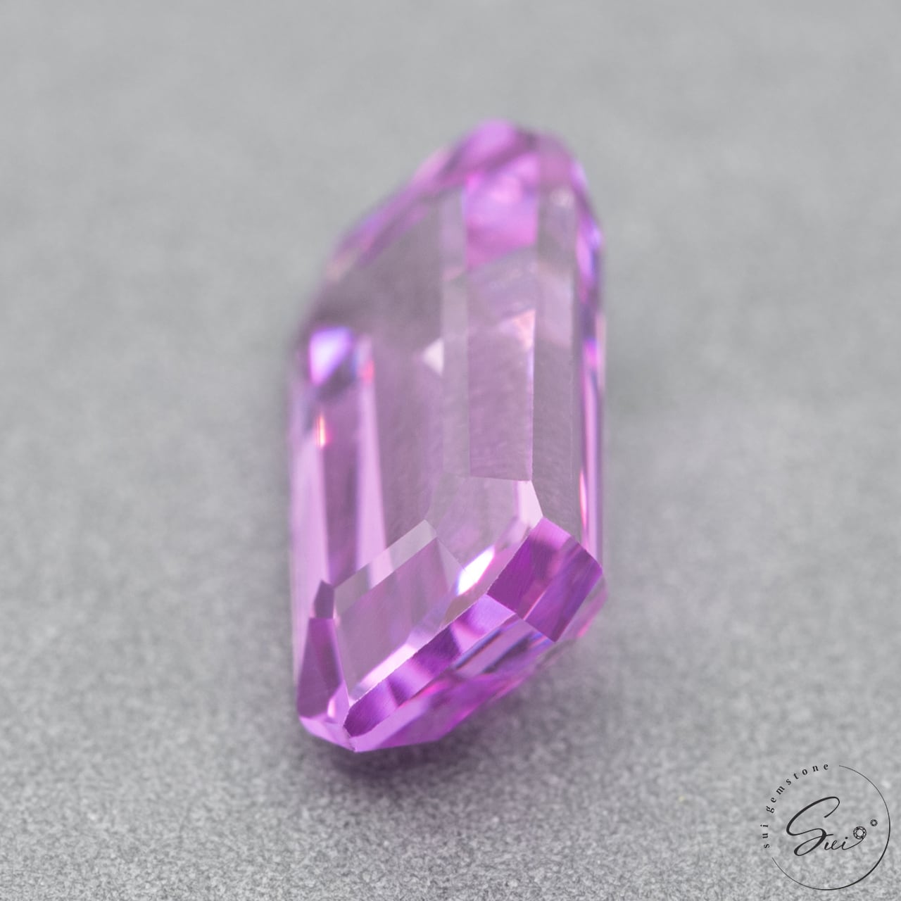 天然【非加熱】サファイア・パープリッシュピンク 0.78ct GLC鑑別書