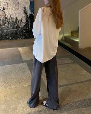 ドローストリング ワイドイージーパンツ 3color A1073