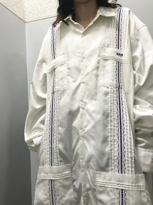 OLD Big Silhouette l/s キューバシャツ