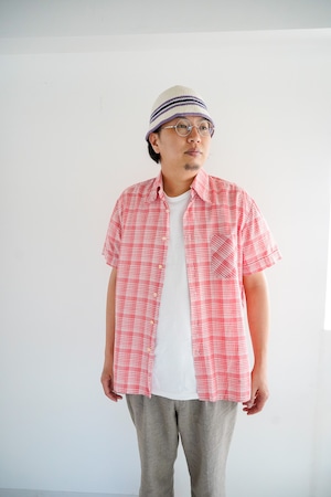 【1990s】"Rally" Cotton 100% Short Sleeve Shirts / 6-189