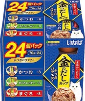 いなば 金のだしカップ かつおバラエティパック 70g×24個 猫用 ウェットフード