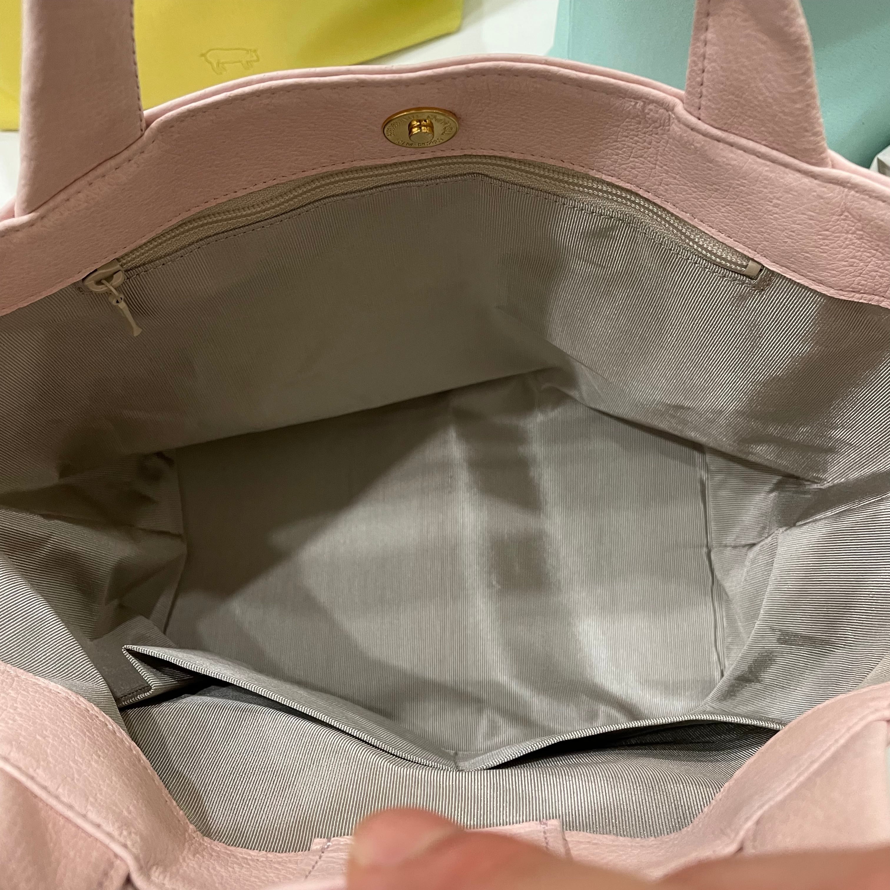 墨田区産 ピッグレザートートバッグ ピンク | Sai