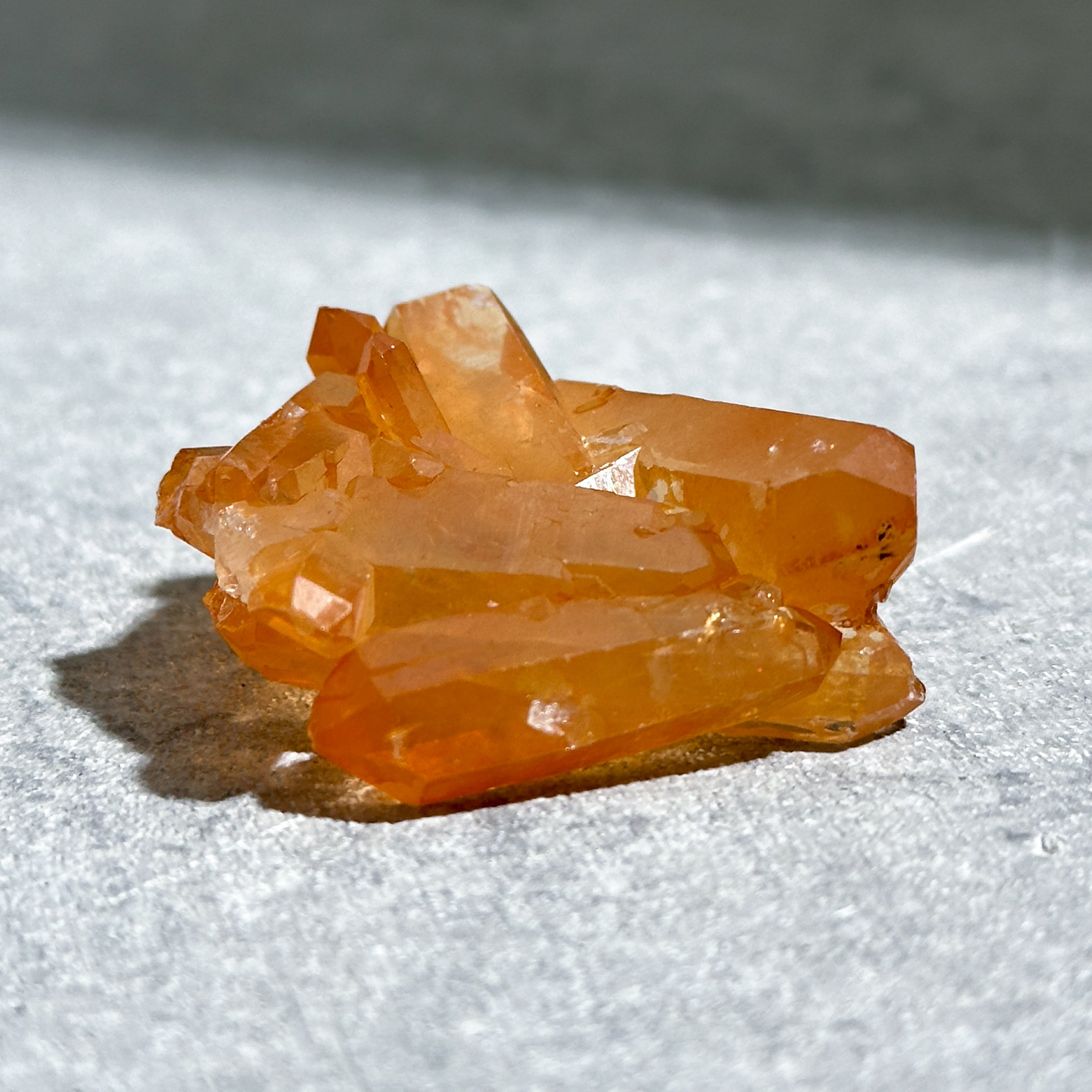 ミナスジェライス産タンジェリンクォーツ クラスター21◇ Tangerine