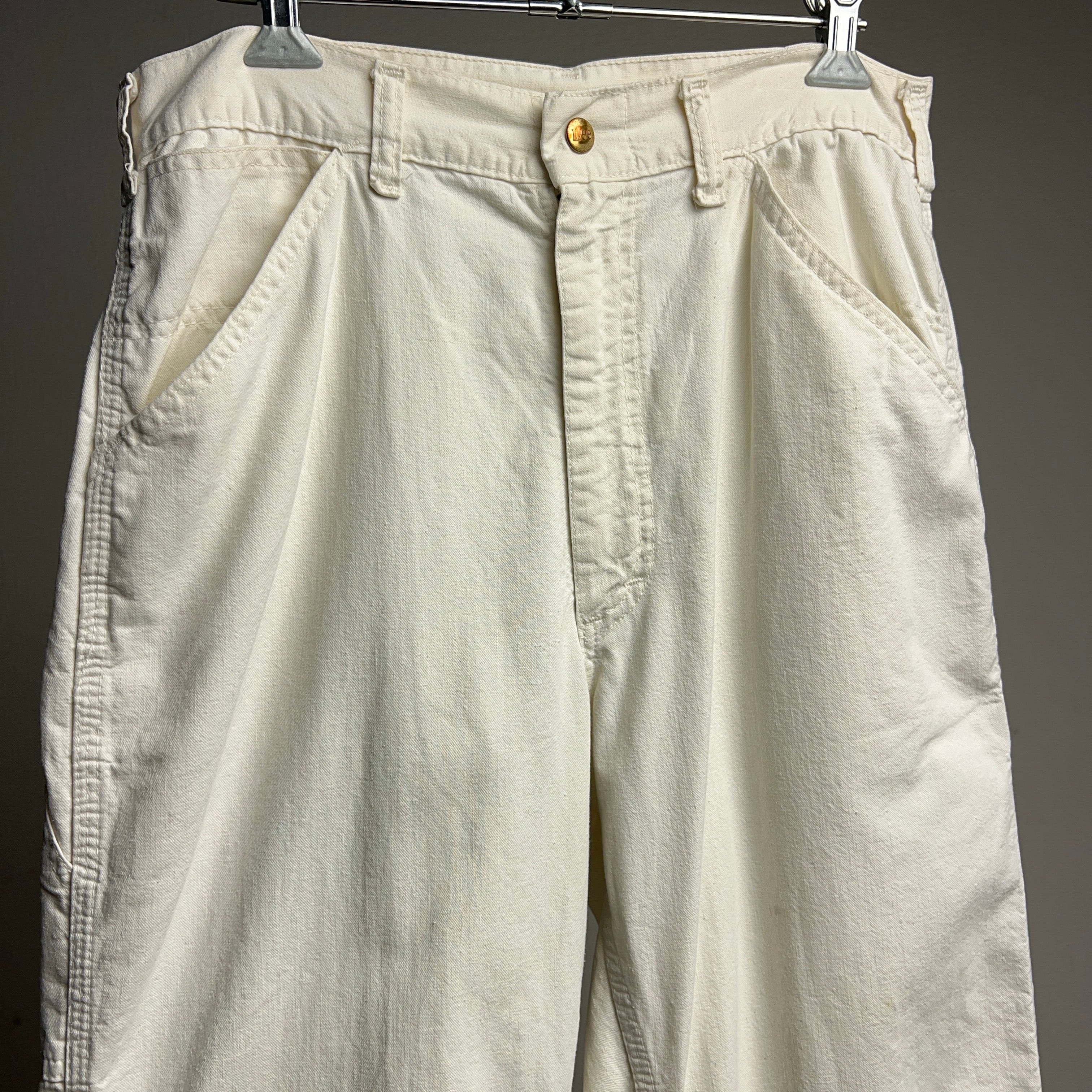 60's〜70's Lee ホワイト ペインターパンツ ビンテージ 70's Lee White Painter Pants 70年代 リー ホワイトペインターパンツ