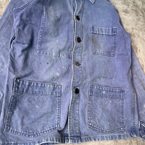 50-60s サンフェード KIDUR Metis フレンチワークジャケット 詳細写真5