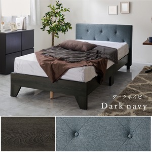 【組立式】耐荷重350kg ファブリックシングルベッド すのこフレーム ポケットコイルマットレスセット 3色展開 一人暮らし ワンルーム 幅106cm