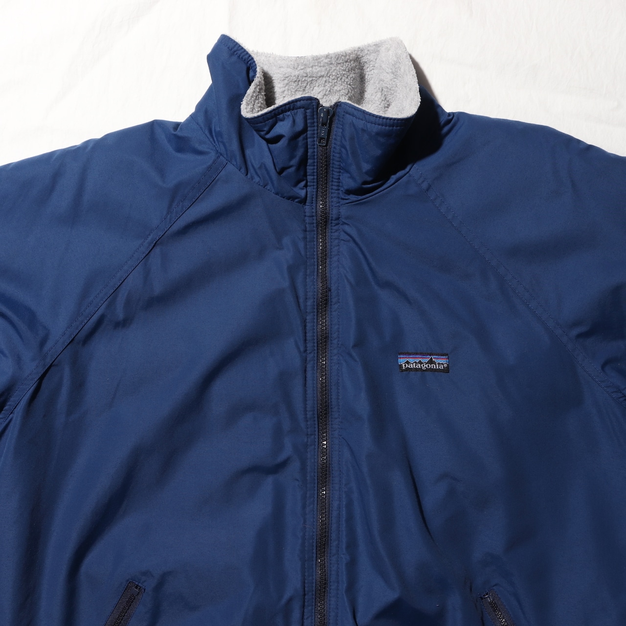 Mint XL 80s 三角タグ USA Shelled Synchilla Jacket Patagonia パタゴニア シェルドシンチラジャケット 青