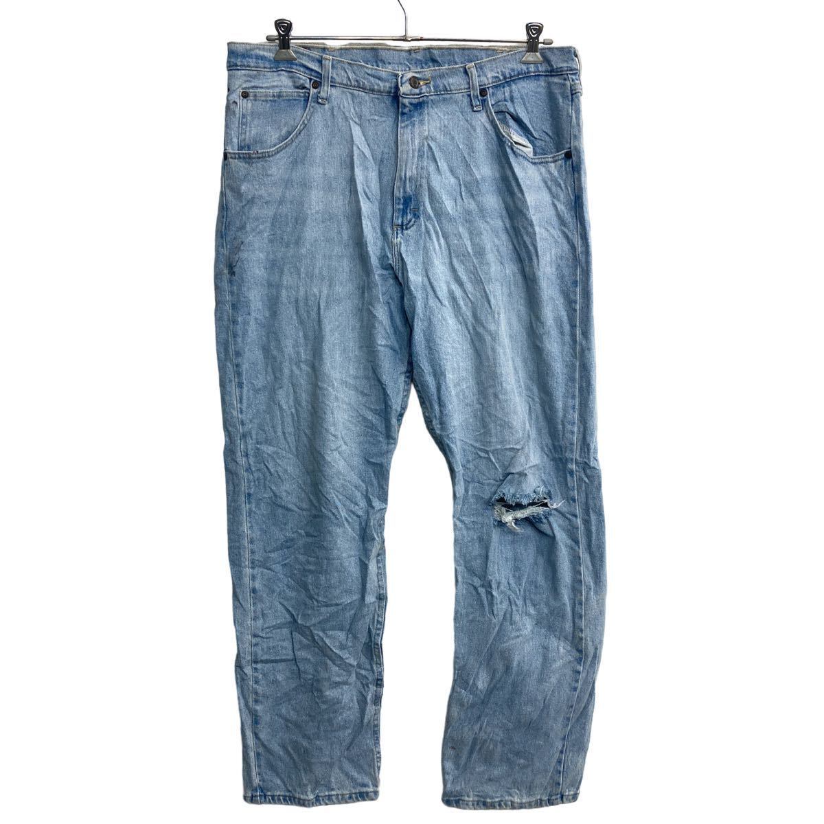 Wrangler デニムパンツ W36 Wrangler ビッグサイズ ライトブルー 古着