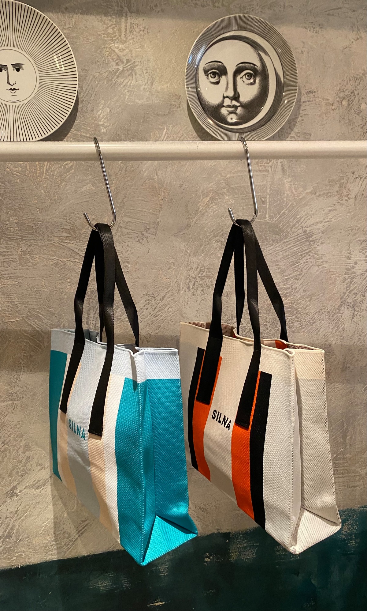 SILNA MINACORO】カラーブロックTOTE bag | saumurkyoto