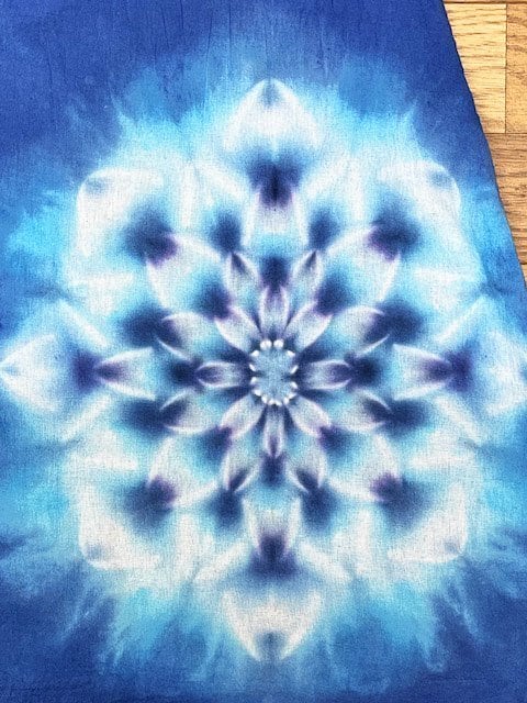 タイダイ染め Tie-dye ロングワンピース ブルービューティ 美しい大