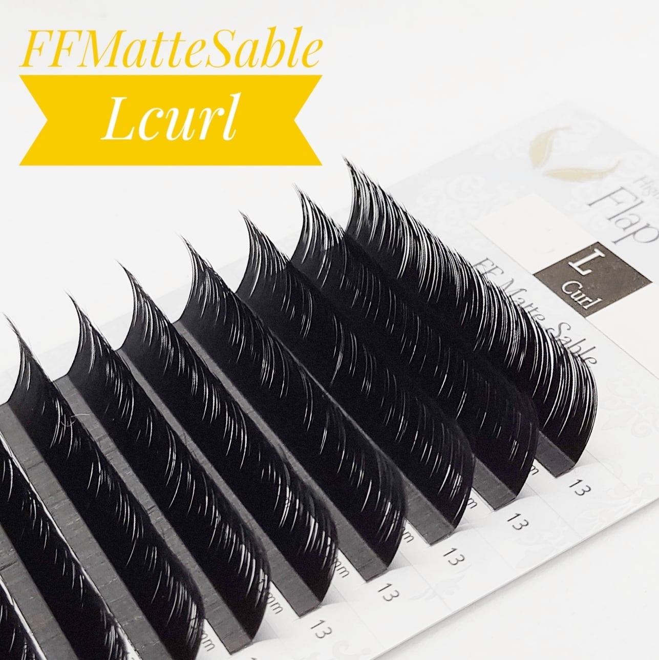 FF Matte Lカール / 0.20mm | まつげエクステ商材 FLAP EYELASHES