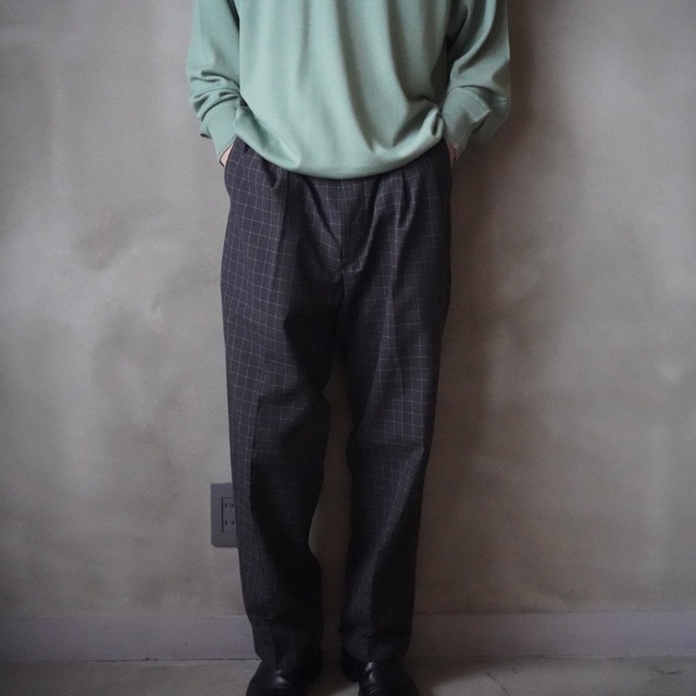 90’s windpen check trousers / ウィンドペンチェック トラウザーズ