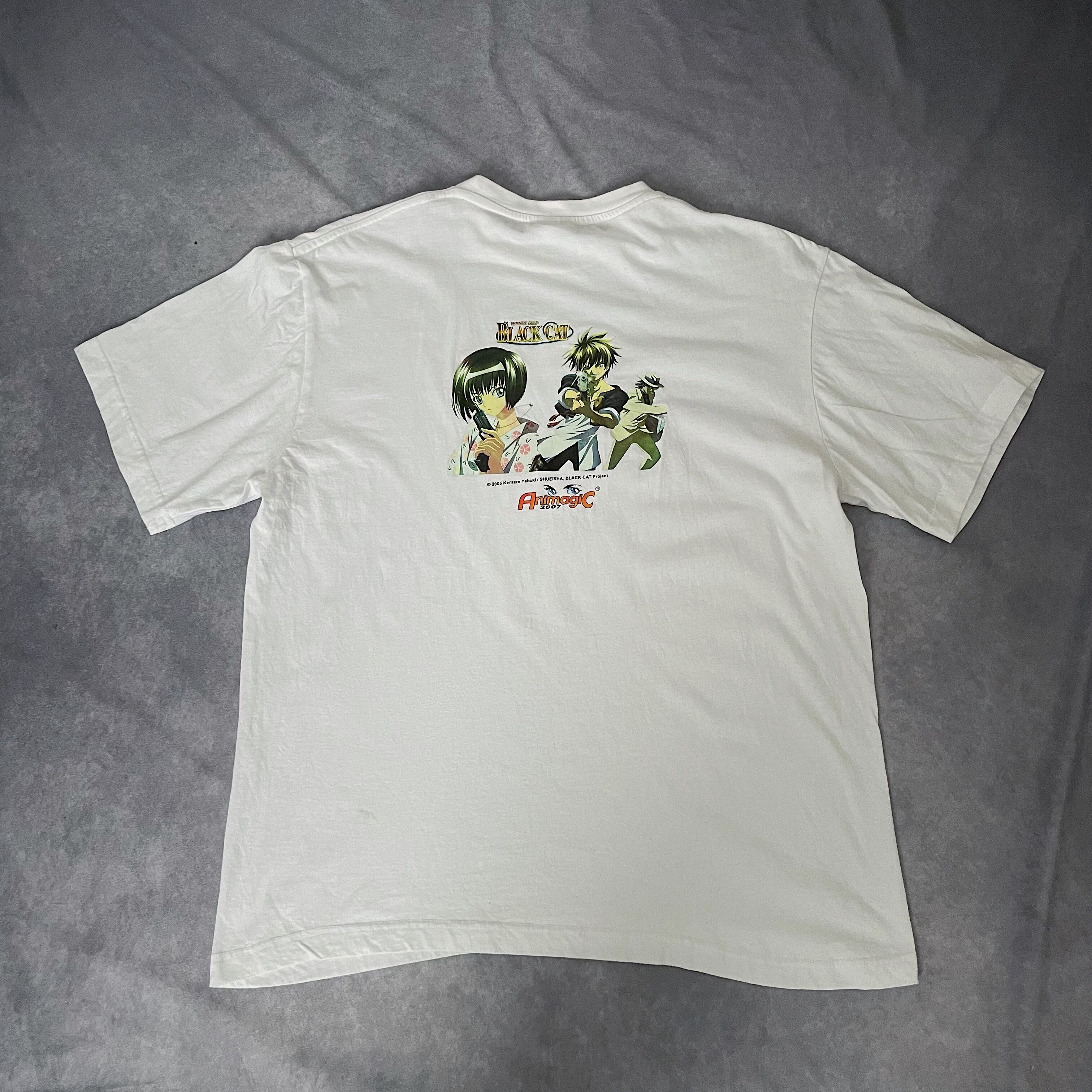 animagic 2007 BLACK CAT Tシャツ 矢吹健太朗 animagic 2007 BLACK CAT Tシャツ 矢吹健太朗