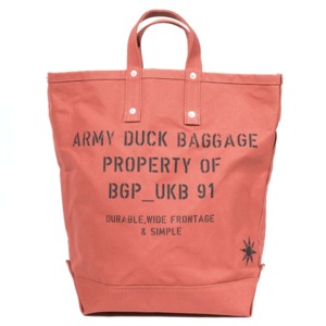 FRENCH ARMY DUCK TOOL TOTE <ORANGE>