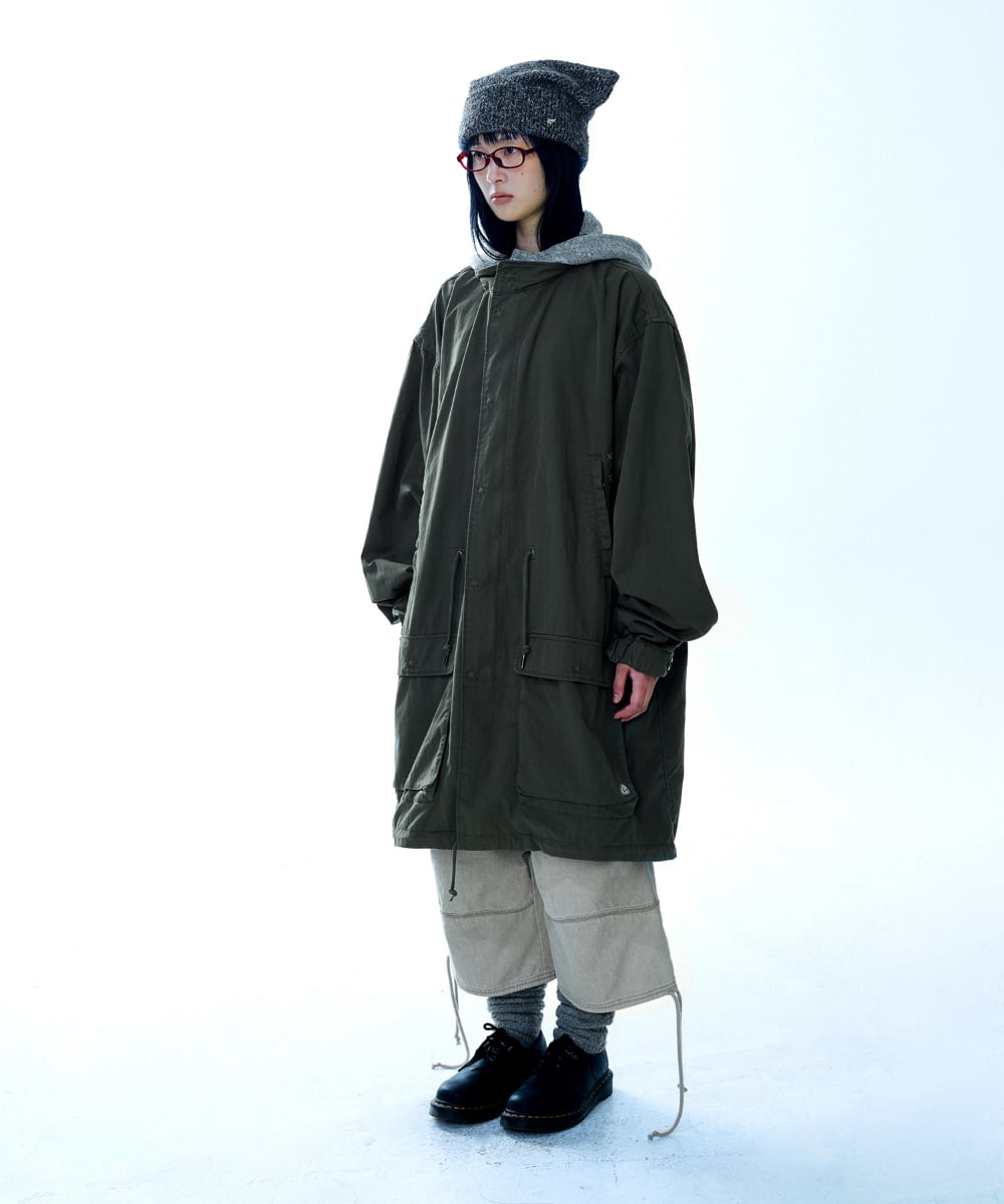 ジャケット・アウター coyseio WASHED MILITARY JACKET / KHAKI COYSEIO] WASHED MILITARY JACKET MUD KHAKI 正規品 韓国ブランド 韓国