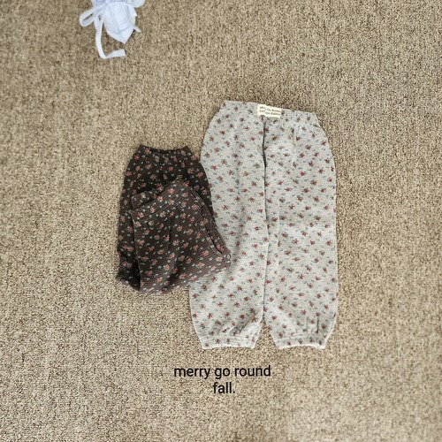merry go round［取寄］flower jogger pants 26autumn