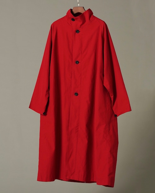 Stand collar trench coat