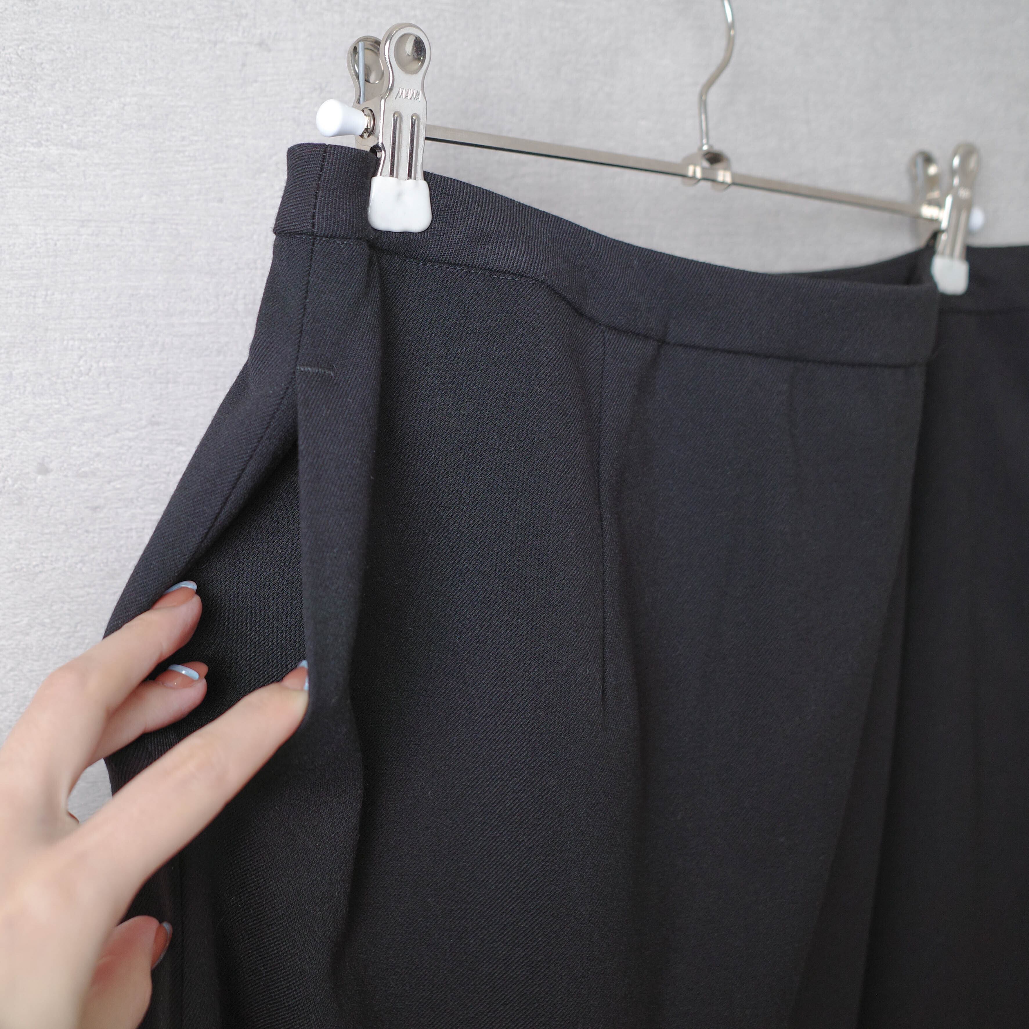 [NEW] RIM･ARK	SLIT SKIRT BLACK 460BAL31-0230