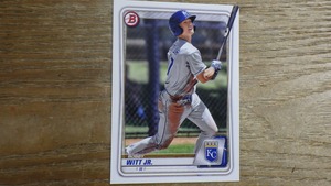 ボビー・ウィット Jr. 2020 BOWMAN DRAFT