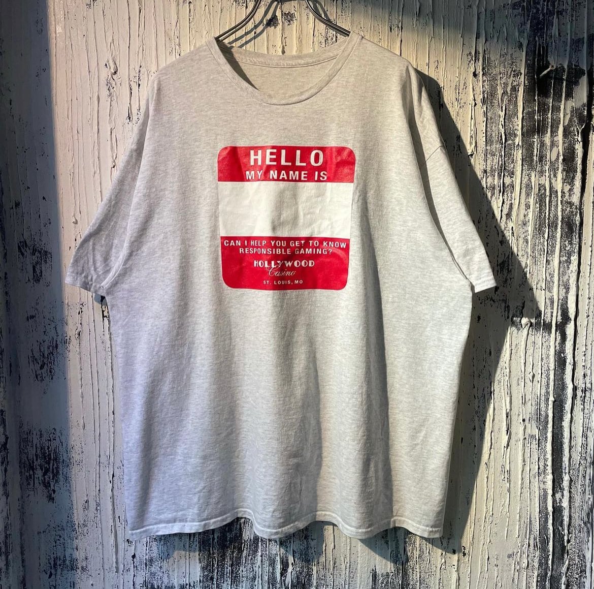 HELLO MY NAME IS tee | apricot