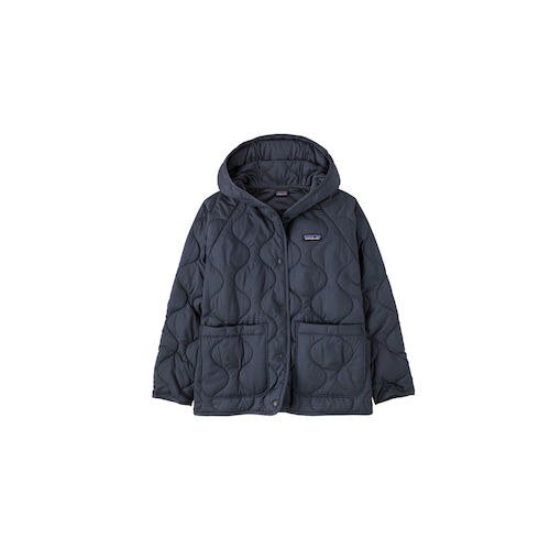Patagonia パタゴニア キッズ・キルテッド・パファー・ジャケット 68150 スモルダーブルー SMDB XXL レディース対応 撥水 防寒 軽量 正規品 大阪 店舗