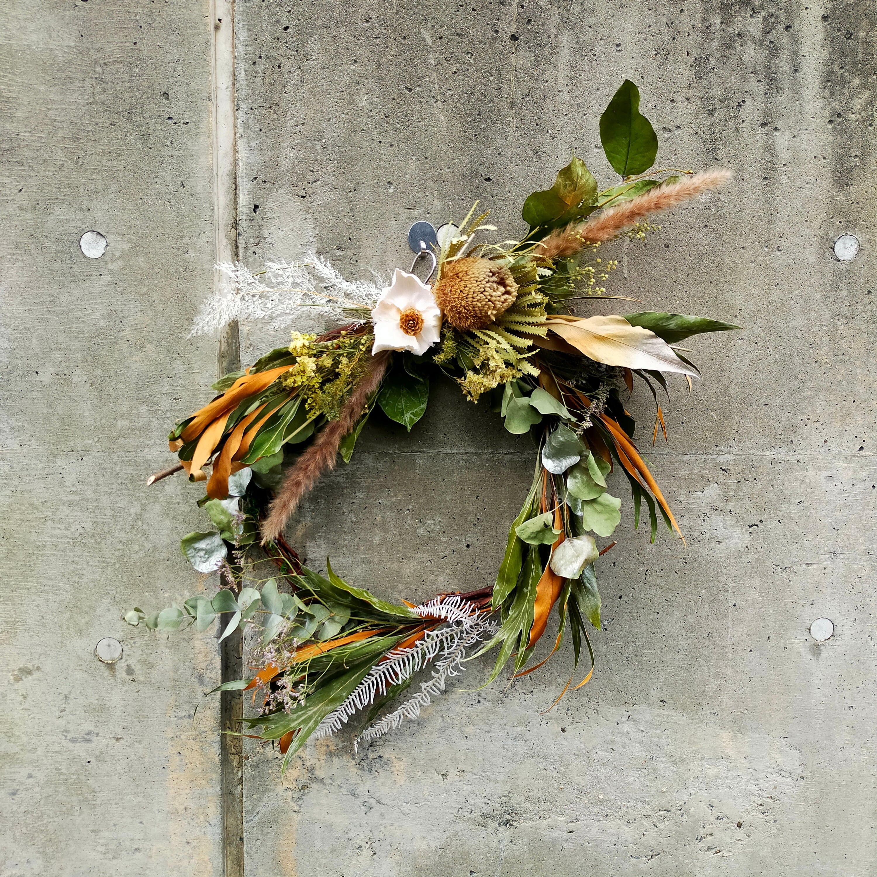 ドライフラワーリースL【dried flower wreath】 | merry_go_round powered by BASE