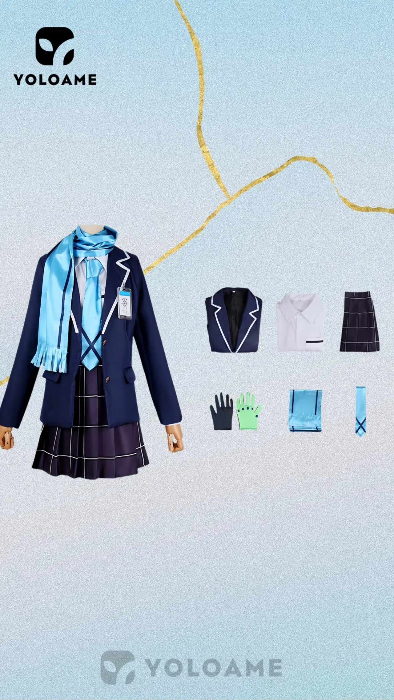 漫之星 ブルーアーカイブ 砂狼シロコ コスプレ衣装