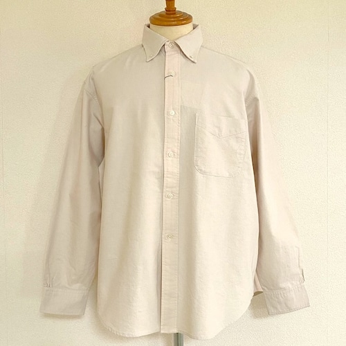 Oxford Wide BD Shirts　Beige