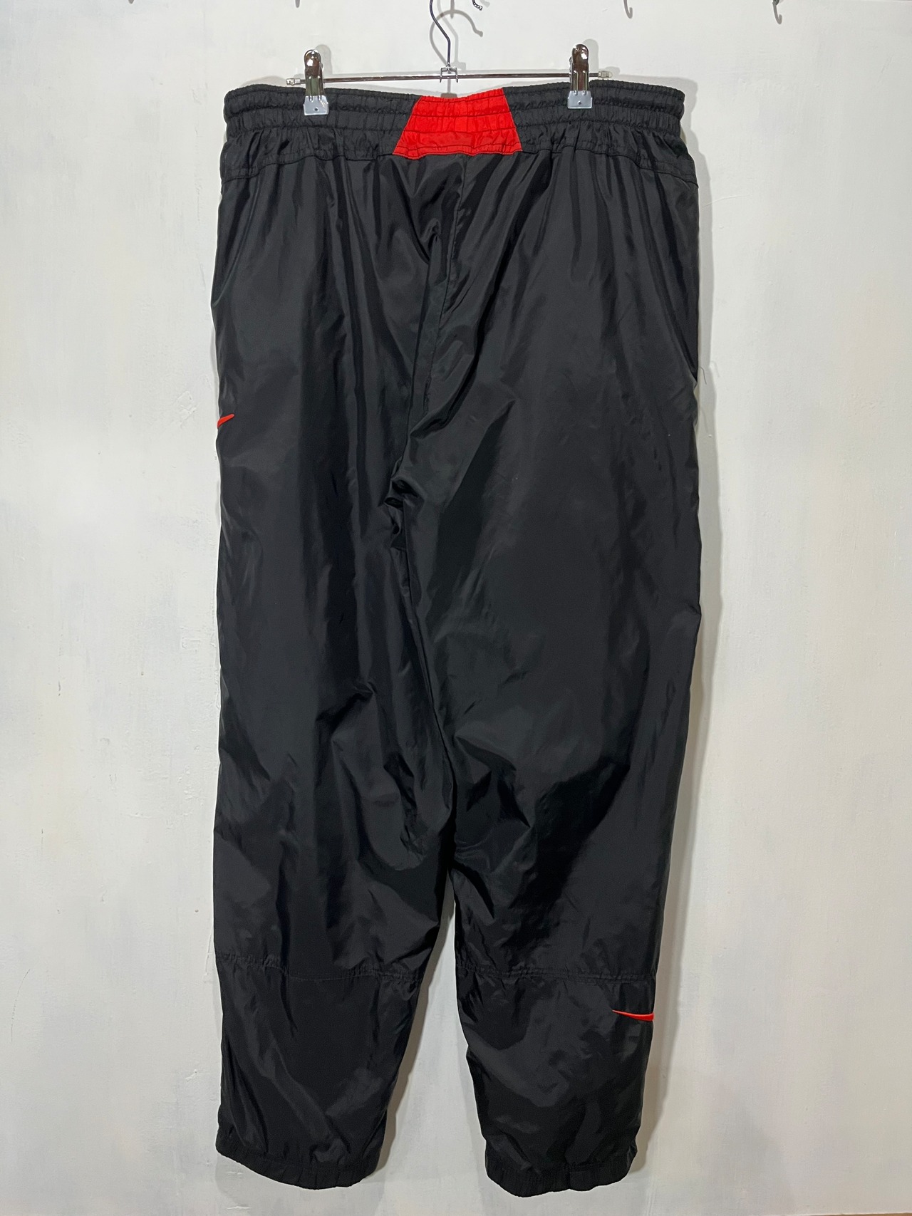 90's Nike Nylon Pants【L】(Black)
